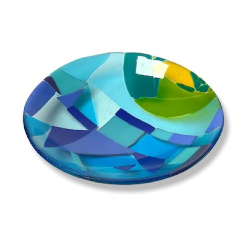 fused glass bowl