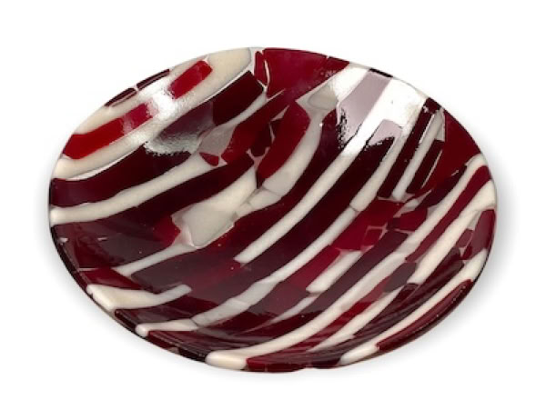 fused glass bowl