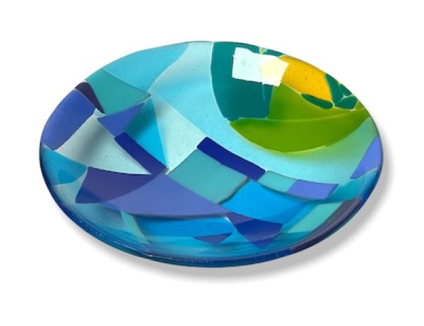 fused glass bowl