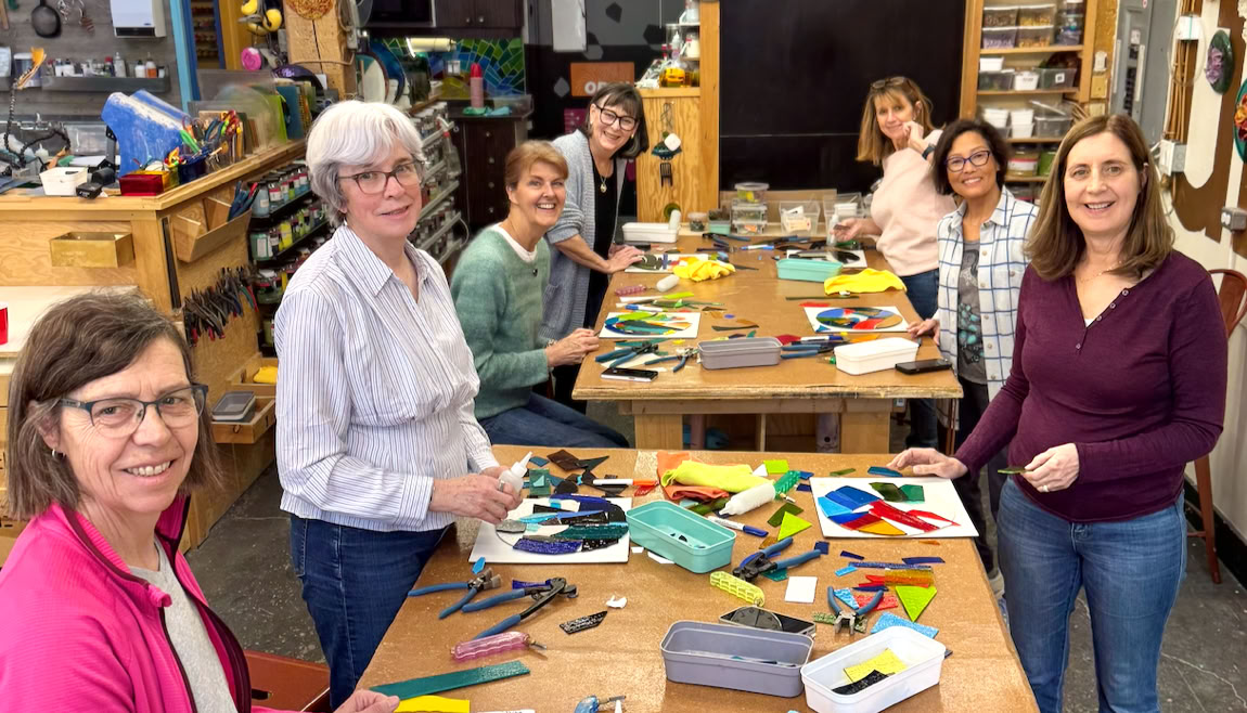 Group Workshop, Verbeek Glass Studio, Toronto