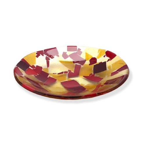 fused glass bowl